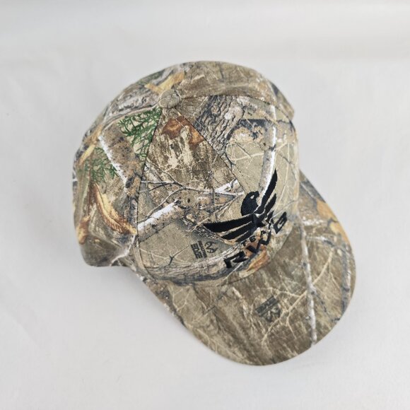 Realtree Edge Camo Hat Mens Adjustable Snapback Green Brown Team RWB Veterans - Picture 3 of 8
